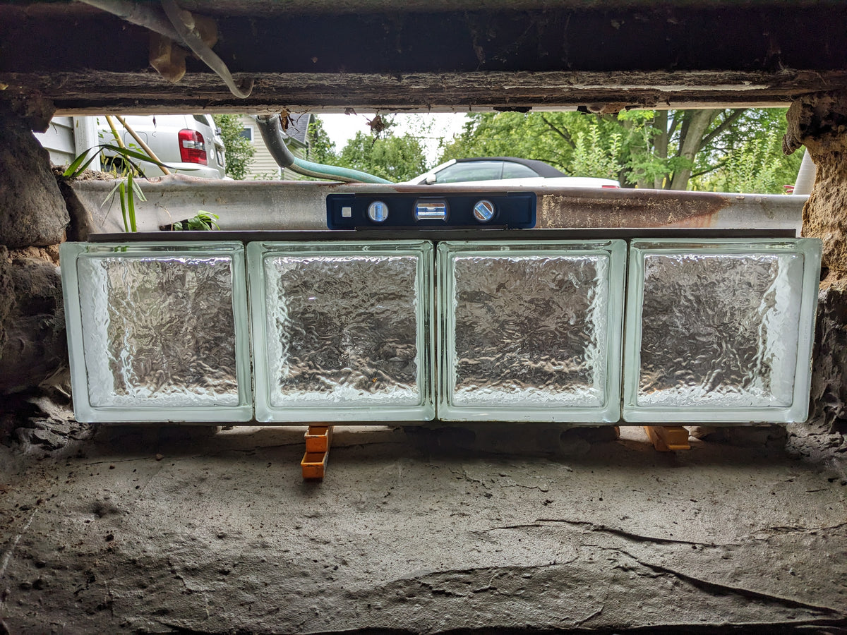 Glass Block Window Install