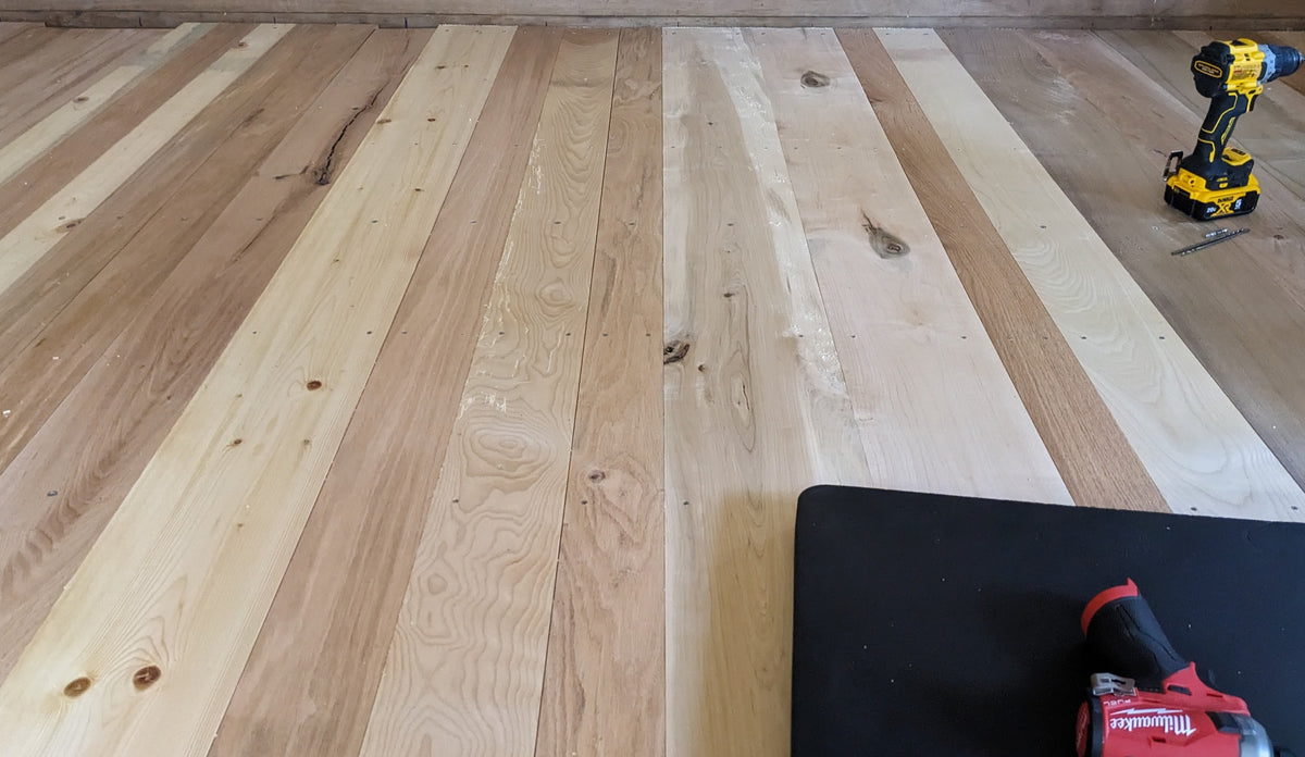 Loft floor framing