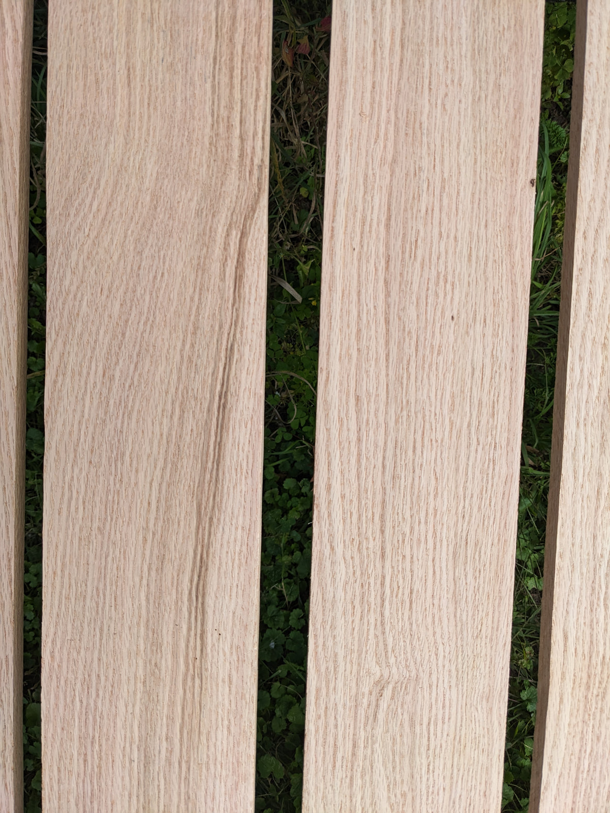 Red Oak Quarter and Rift Sawn Trim Boards Planed
