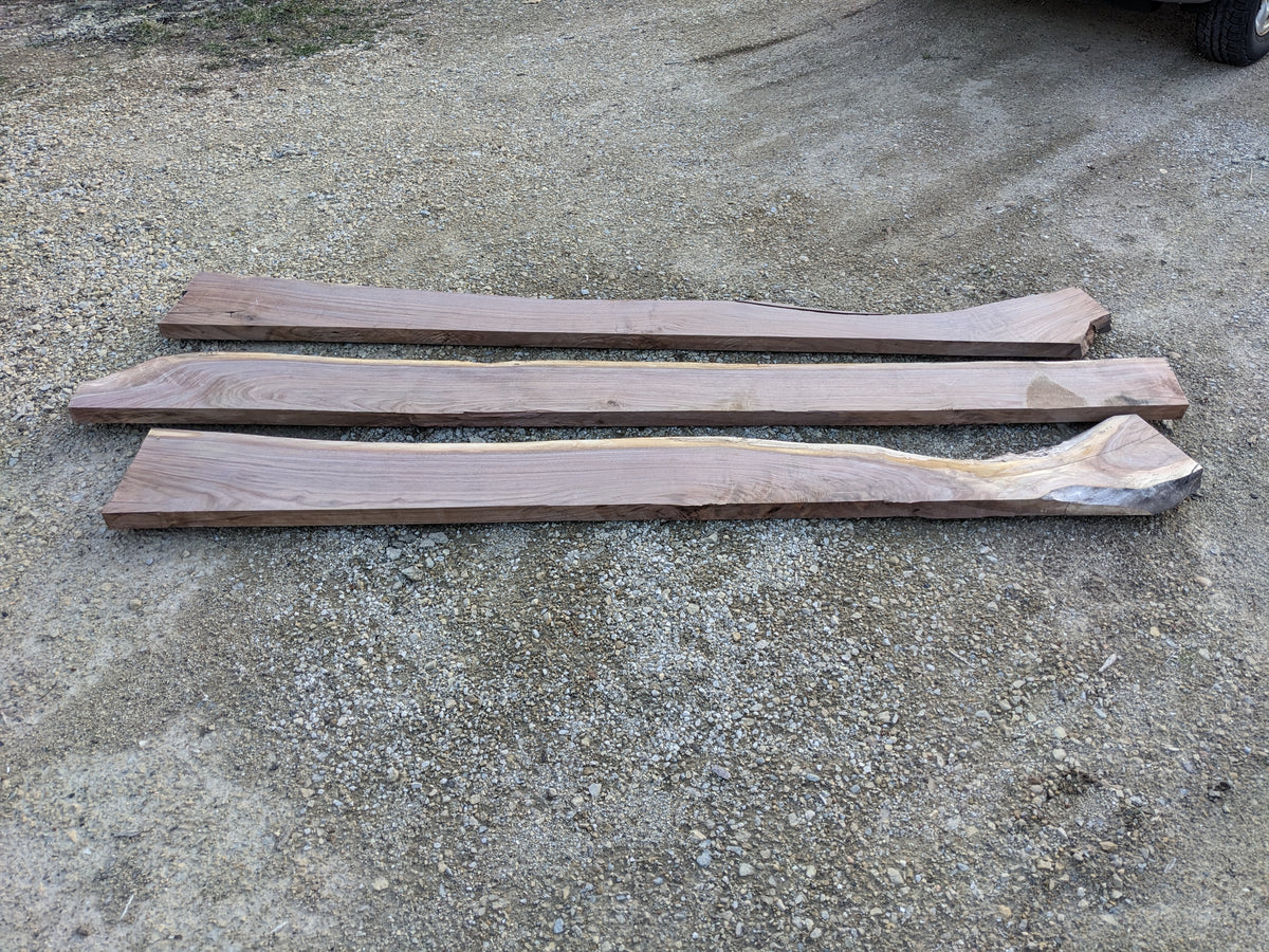 Walnut Woodworking Lumber 2" Thick Live Edge